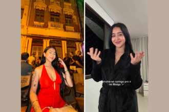 A noite no Bixiga 35 ganhou mais cor com o look vermelho de Beca Barreto, em destaque pela Non Stop.